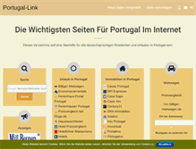 Tablet Screenshot of portugal-link.de